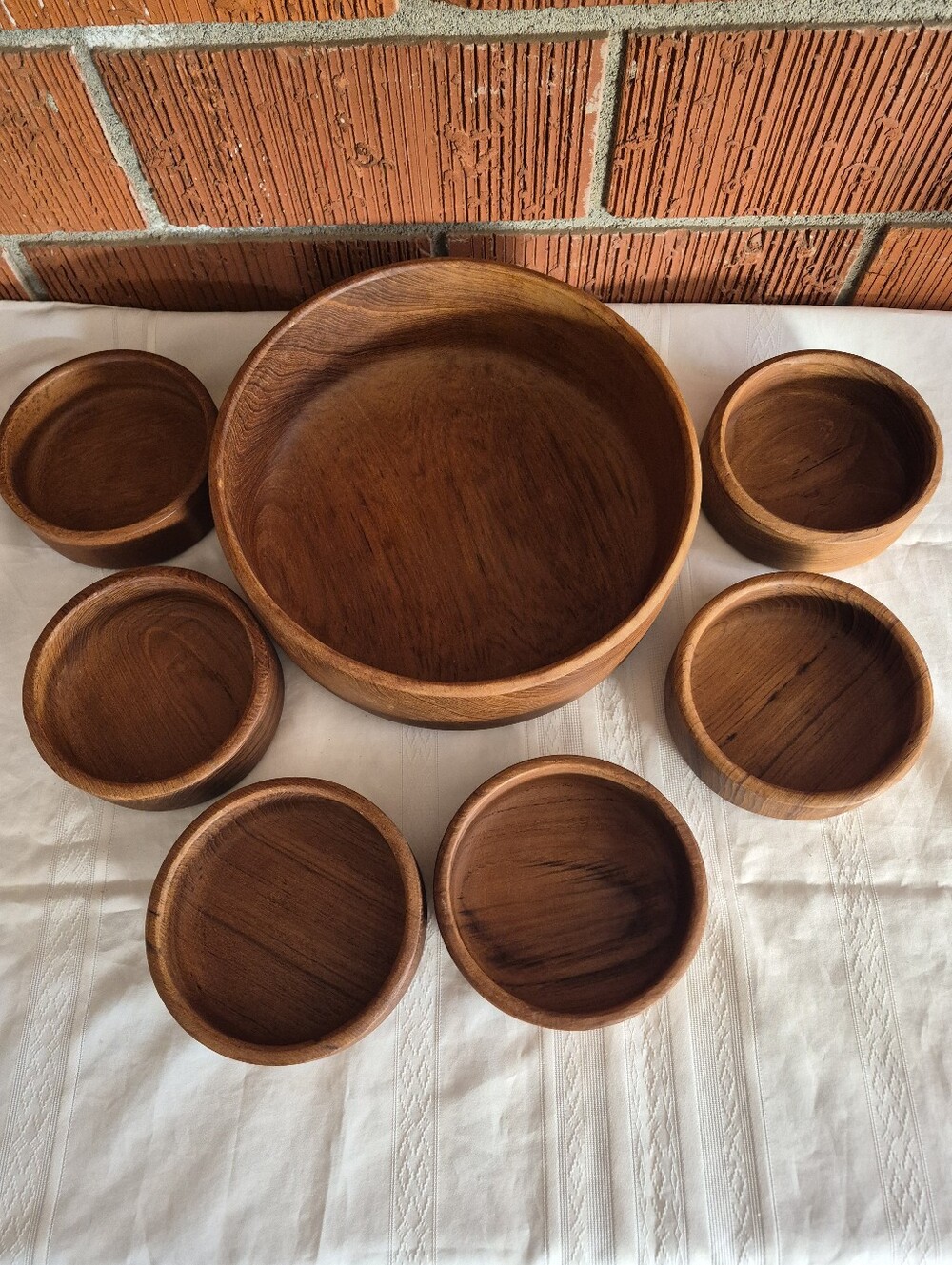 Wood Salad Bowl Set
